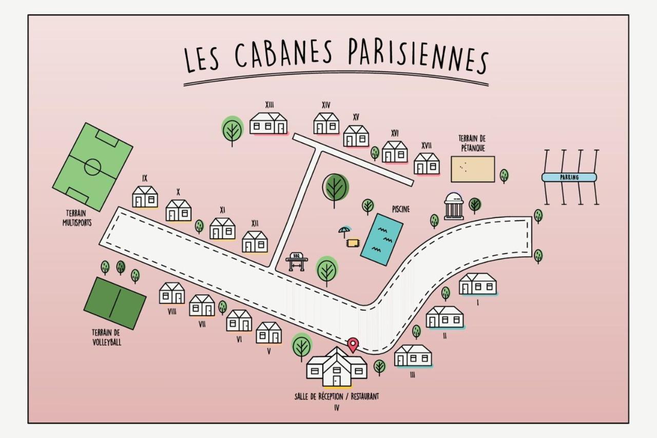 Les Cabanes Parisiennes - Chalets 1H30 From Paris - 62P Sainte-Geneviève-des-Bois Esterno foto